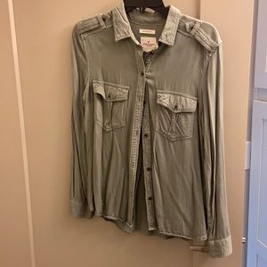 Boyfriend fit button down shirt